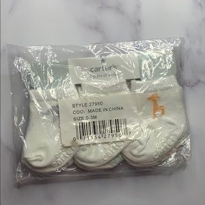 🌸Carter’s 0-3 Months - 6 Pairs of Socks